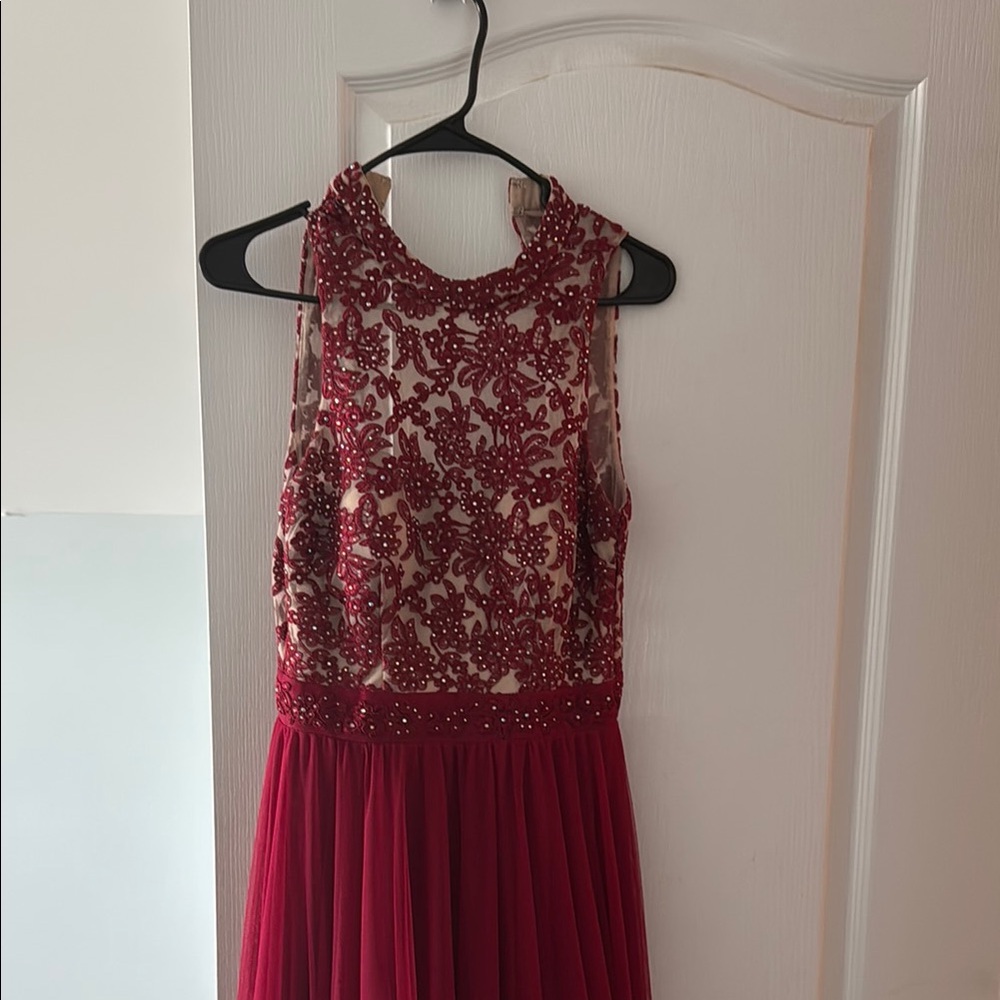Elegant Red Kids Dress